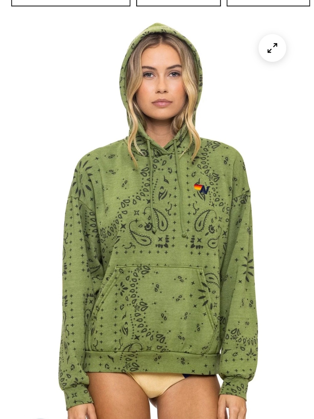 Aviator Nation Bandana Relaxed Hoodie
